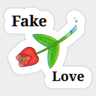 Fake Love Sticker